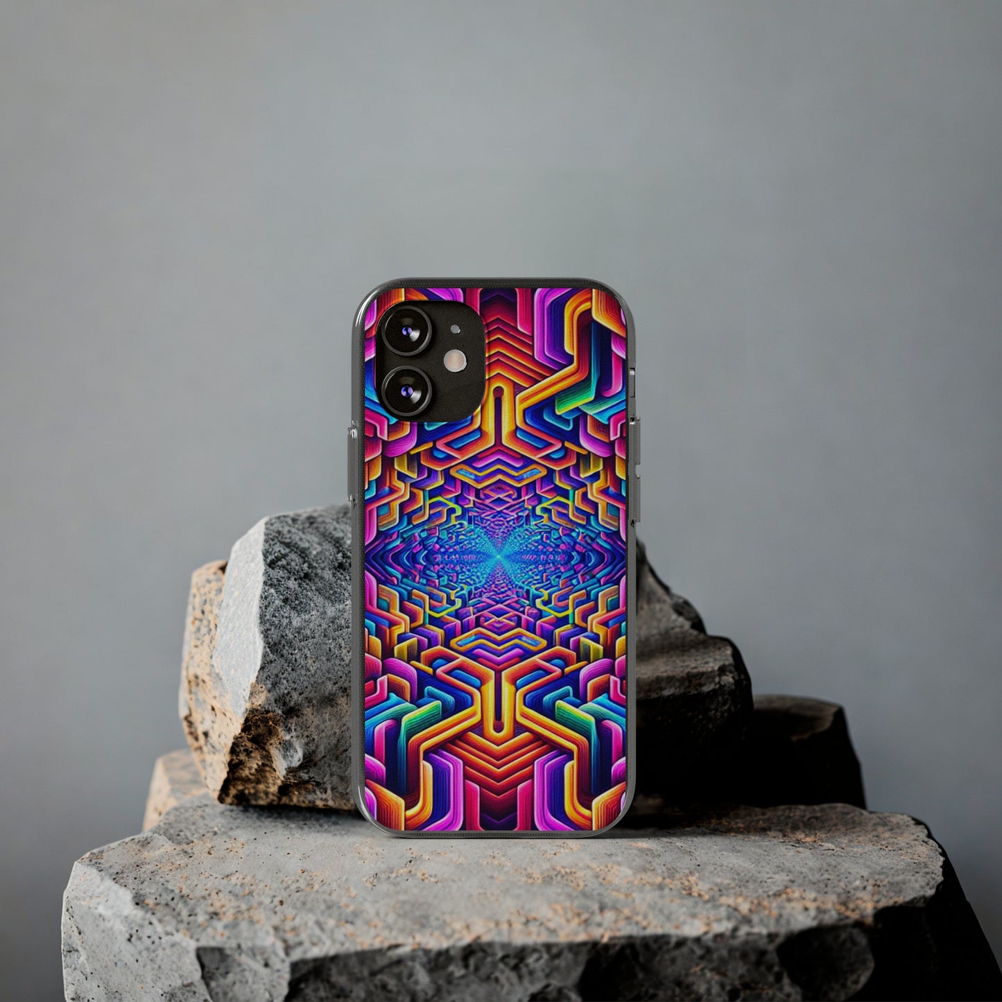 Vibrant Trippin' Infinity Infinity Patterns Art Polycarbonate Phone Case