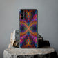 Vibrant Trippy Neon Infinity Swirls Infinity Patterns Art Polycarbonate Phone Case