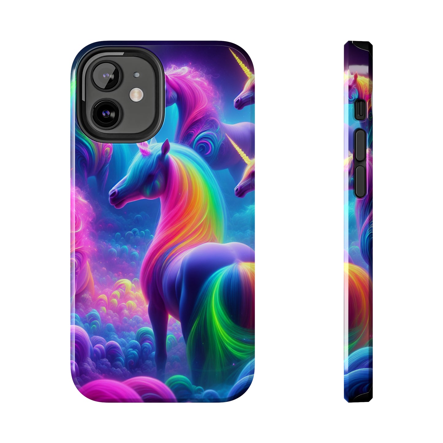 "Dreamworld Enchantment" NEON Unicorns Tough Phone Case