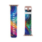 Neon Data Vortex - Trippy Infinity Patterns Iwatch Band