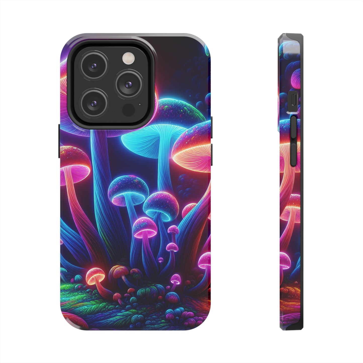 Neon Psychedelic Pupal Art NEON Unicorns Tough Phone Case Iphone 7 8 9 10 11 12 13 14 Pro Max Mini Plus XR XS SE