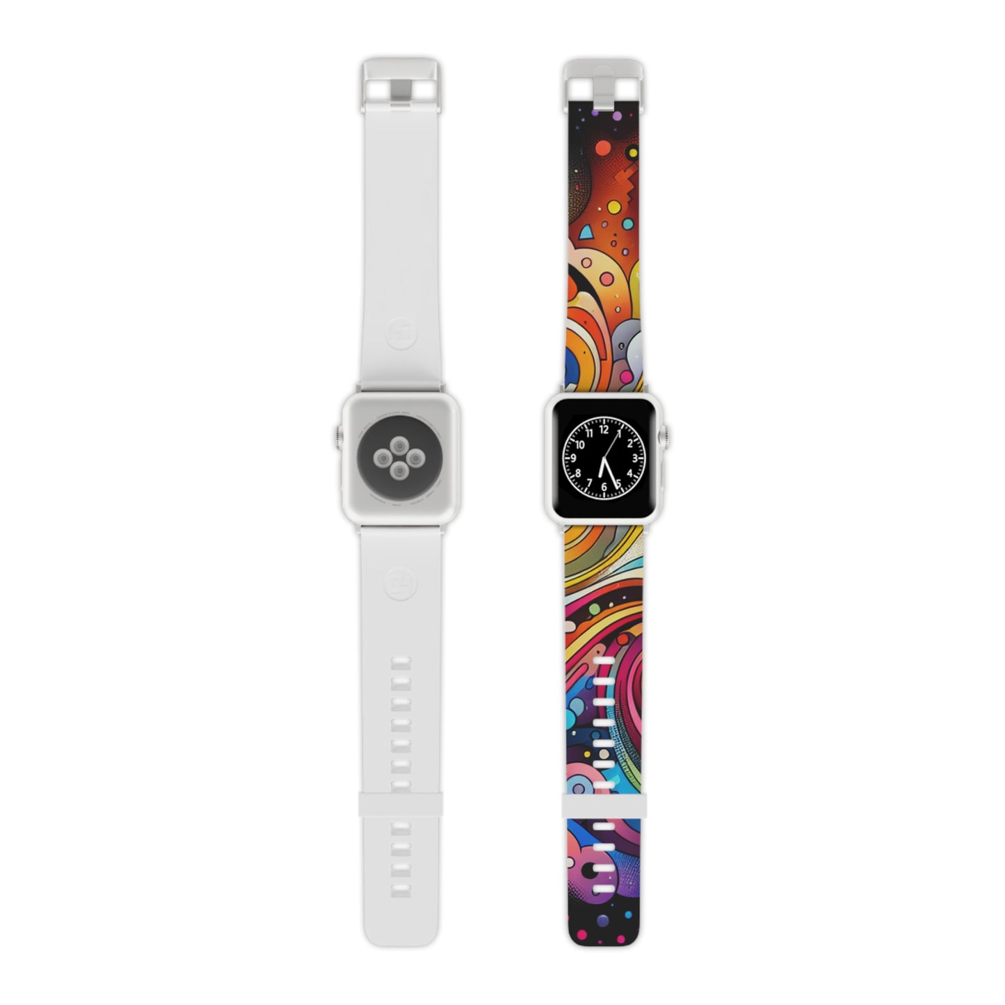 Neon Onslaught - Trippy Infinity Patterns Iwatch Band