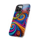 Neon Infinity Illusionz. Trippy Infinity Patterns Tough Phone Case
