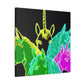 Neon Magicode Unicorns NEON Unicorns Art Canvas