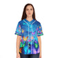 "Electric Butterflies" Neon Butterflies Womans Jersey