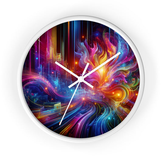 Gaspero da Firenze - Trippy Infinity Patterns Wall Clock