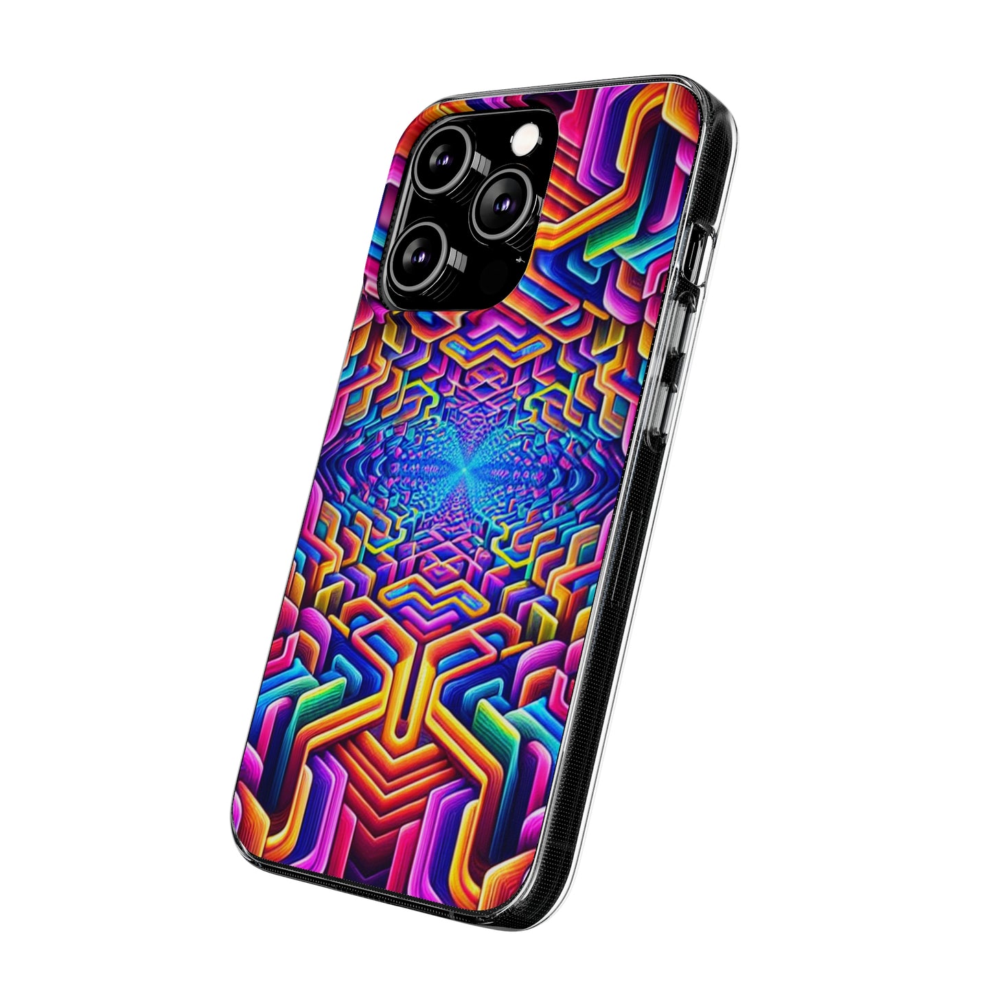 Vibrant Trippin' Infinity Infinity Patterns Art Polycarbonate Phone Case