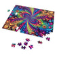 NeonInfinityVibe. - Neon Trippy Infinity Patterns Puzzle 30, 110, 252, and 1000 Pieces
