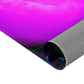 Vibrant Neon Fantasia. Butterflies & Mushrooms Area Rug
