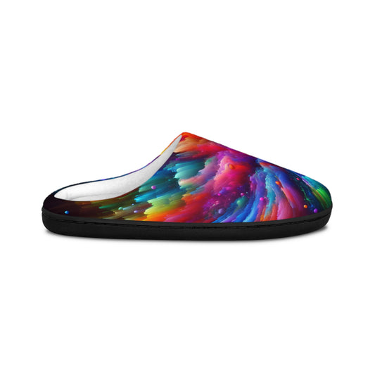 Carlo di Salò - Trippy Infity Patterns Men's Indoor Slippers