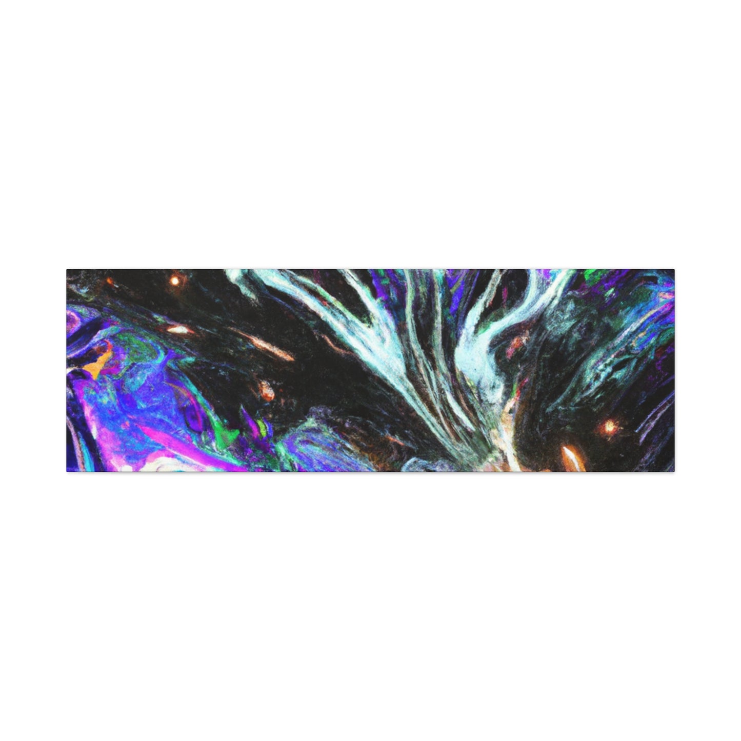 Interdimensional Fantasia. Trippy Infinity Patterns Art Canvas