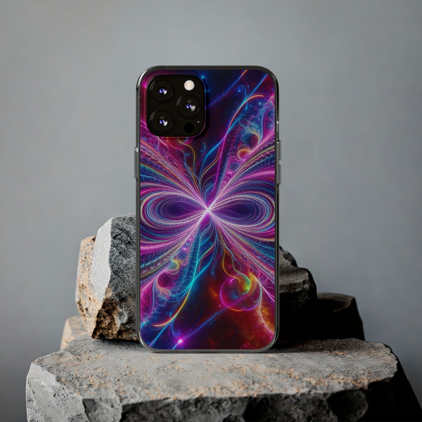 Neon Infinity Dreams Infinity Patterns Art Polycarbonate Phone Case