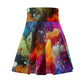 Giovanni da Verona - Trippy Infity Patterns Woman's Skater Skirt