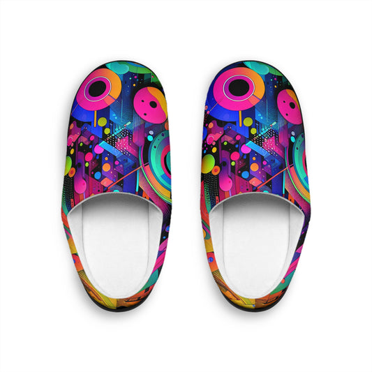 Antonio di Giuseppe - Trippy Infity Patterns Men's Indoor Slippers