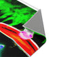 Vivid Nocturnal Nebula Butterflies & Mushrooms Area Rug