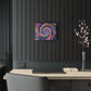 Neon Infinity Infinity Prismatic Vortex Trippy infity Pattern 1/4" Glossy Acrylic Art