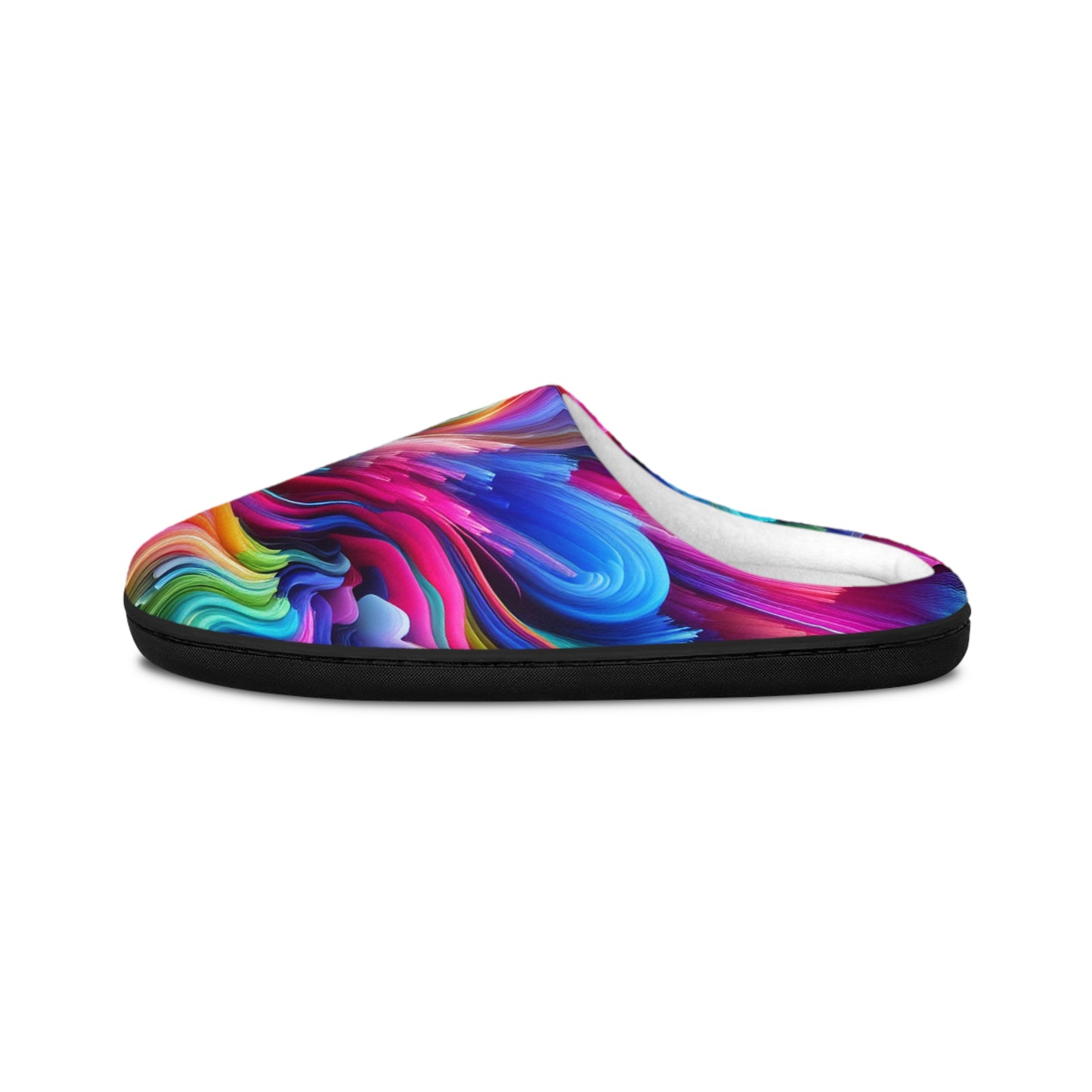 Theobald van Vessering - Trippy Infity Patterns Men's Indoor Slippers