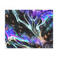 Interdimensional Fantasia. Trippy Infinity Patterns Art Canvas
