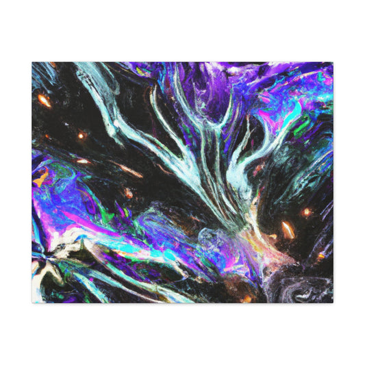 Interdimensional Fantasia. Trippy Infinity Patterns Art Canvas
