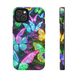 Neon Butterfly Dreamscape. NEON Butterflies Tough Phone Case
