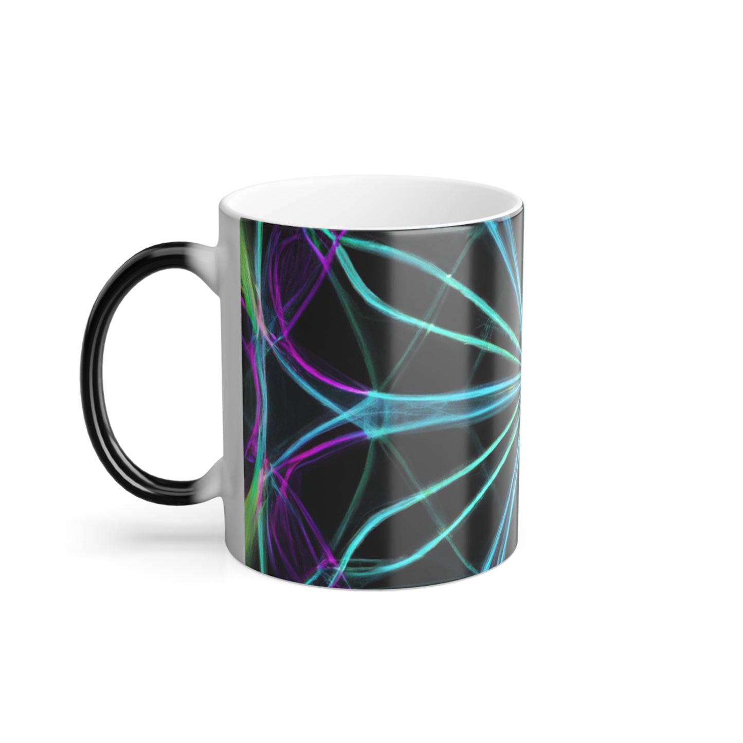 Pietro il Fiammingo Trippy Infinity Patterns  11oz Color Morphing Mug