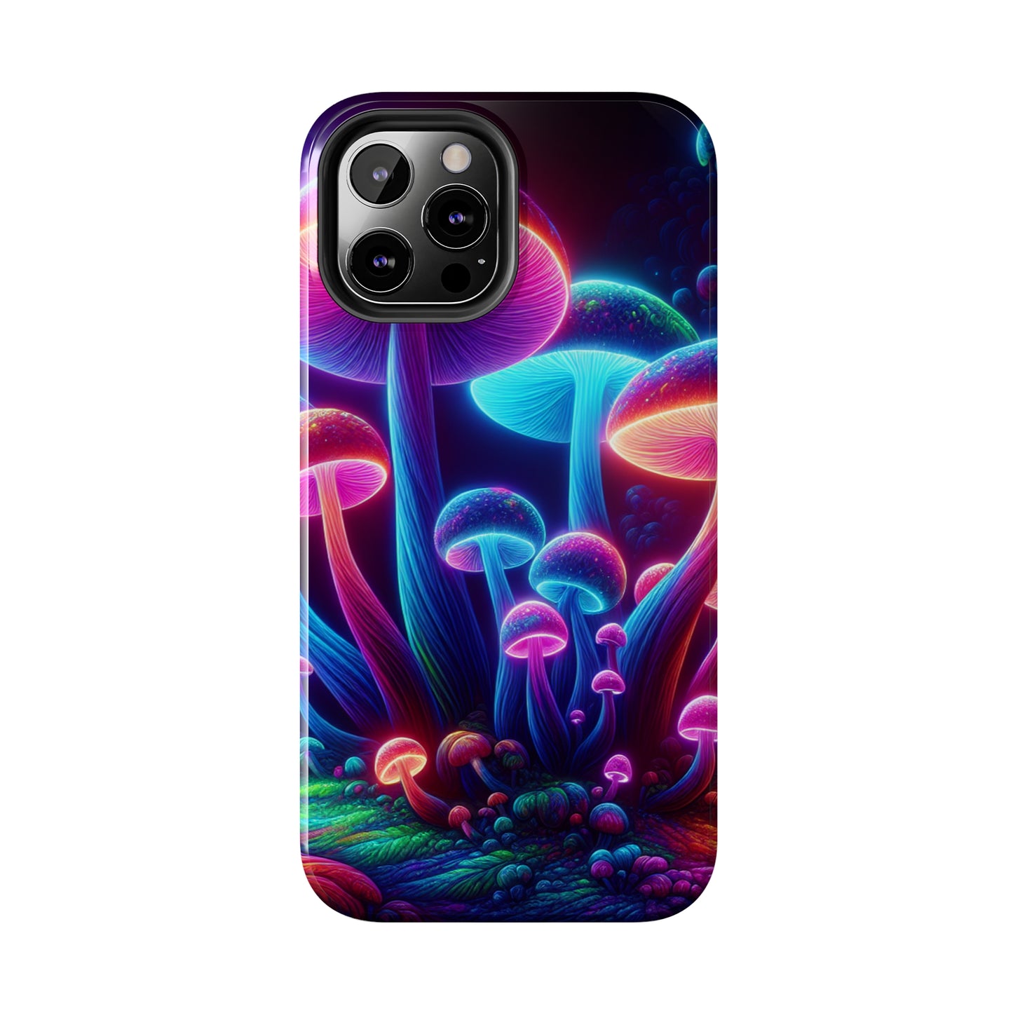Neon Psychedelic Pupal Art NEON Unicorns Tough Phone Case Iphone 7 8 9 10 11 12 13 14 Pro Max Mini Plus XR XS SE