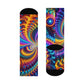 InfiniteVibrancy! Trippy Cushioned Crew Socks