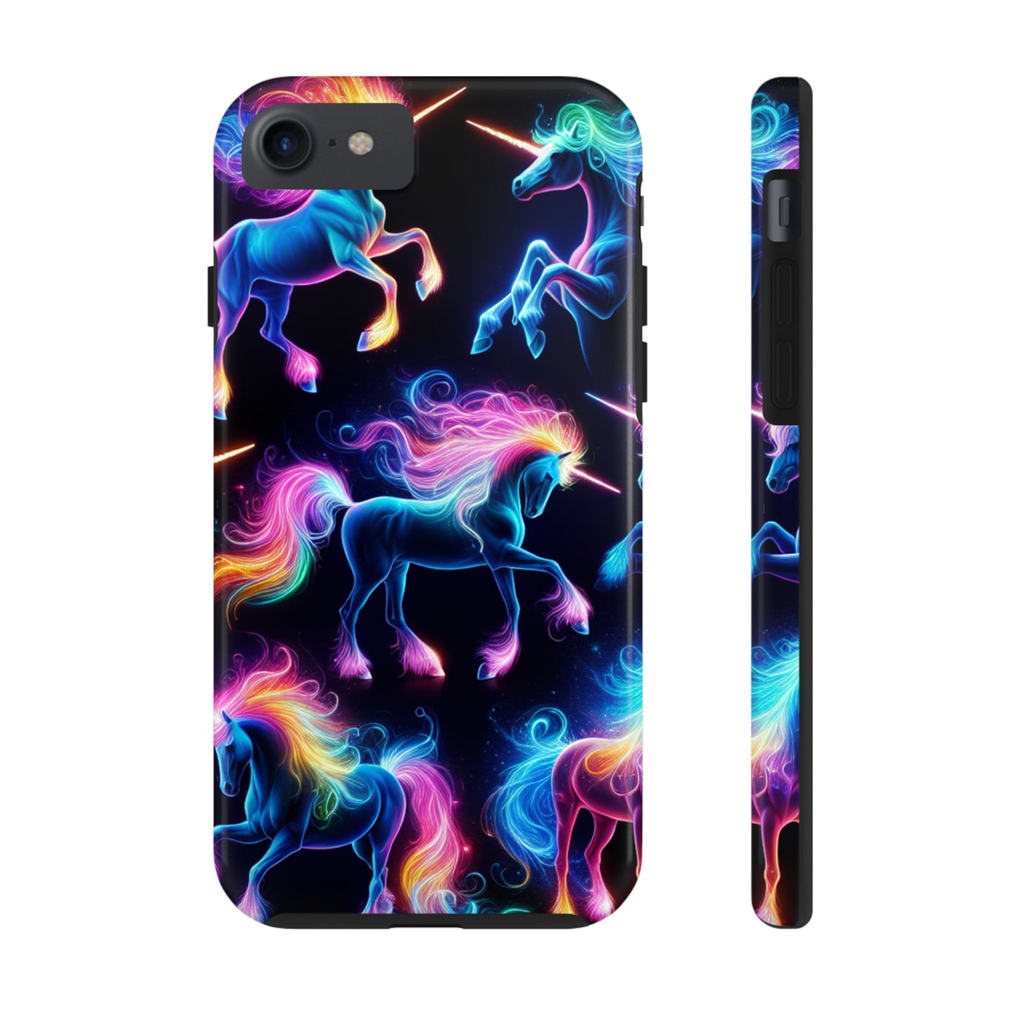 'Neon Mirage of Unicorns' NEON Unicorns Tough Phone Case
