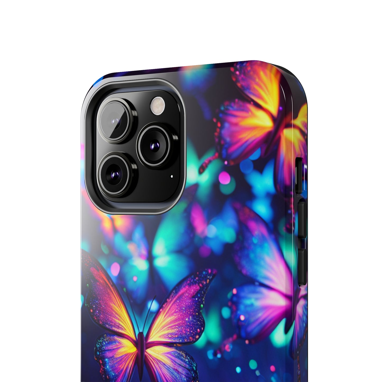 Neon Flutterings. NEON Butterflies Tough Phone Case Iphone 6 7 8 9 10 11 12 13 14 SE X XR XS Pro Max Mini Plus