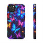 'Metamorphic Brilliance' NEON Butterflies Tough Phone Case