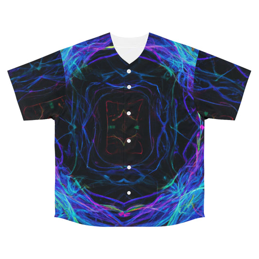 Vibrant Trippy Infinity Neonology Trippy Infinity Patterns Mens Jersey