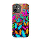 "Neonardie's Dreamscape" NEON Butterflies Tough Phone Case