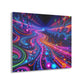 'Vibrant Infinity Prism' Trippy infity Pattern 1/4" Glossy Acrylic Art