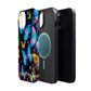 Luminous Butterfly Radiance Neon Butterflies Premium Art Magsafe Magnet Tough IPhone 13 14 15 Pro Plus Max and Mini in Matte and Glossy Phone cases