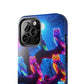 "Neon Nocturne" NEON Owls Tough Phone Case