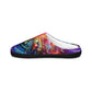 titled "Cyber Mindscapes":

"CyberMindzcape" - Neon Butterflies Woman's Indoor Slippers