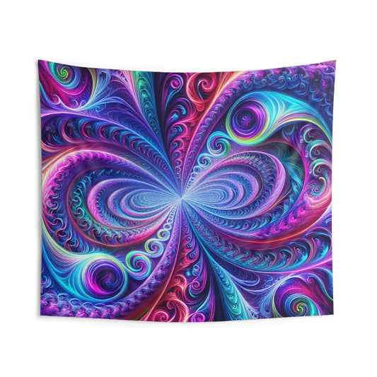 "Infinite Psychedelia" Infinity Patterns Art Tapestry