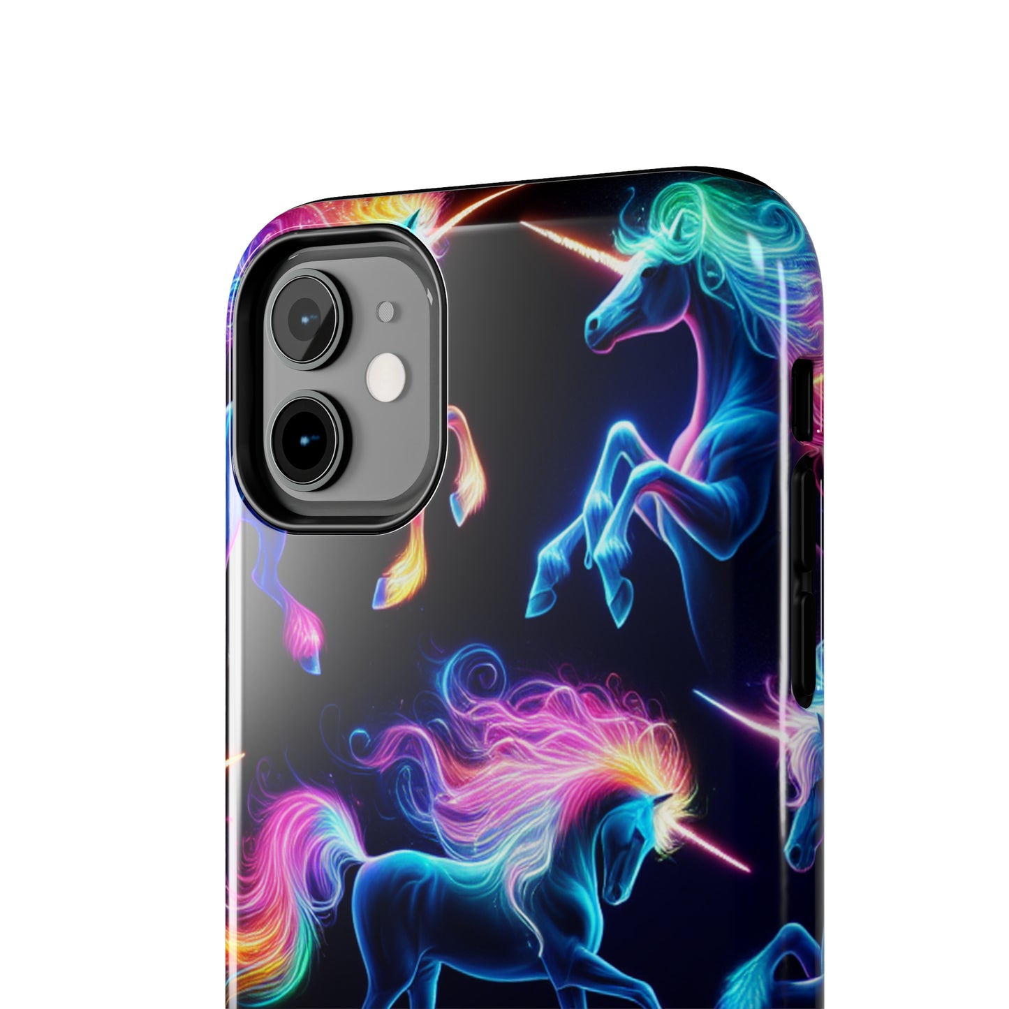 'Neon Mirage of Unicorns' NEON Unicorns Tough Phone Case