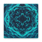 Neon Infinity Fractals. Trippy Infinity Patterns Art Canvas