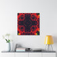 Phantasmal Neon Infinity Groove. Trippy Infinity Patterns Art Canvas