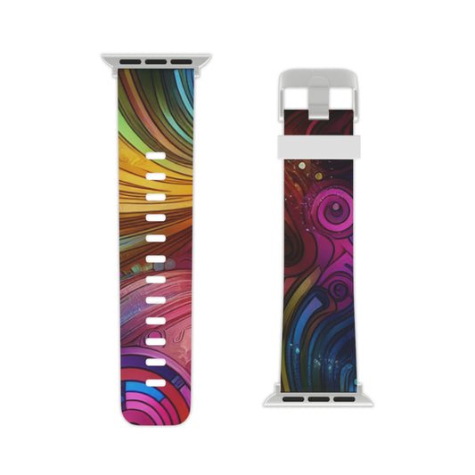 , and geometric shapes

"Neon Dreamscape." - Trippy Infinity Patterns Iwatch Band