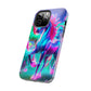 "Rainbow Dreams in Neon" NEON Unicorns Tough Phone Case