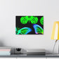 "Neon Dreamweavers". Neon Butterflies  Art Canvas