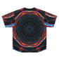 Neon Infinity Luminescence. Trippy Infinity Patterns Mens Jersey