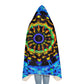 "The Neverending Rainbow" - NEON Infinity Patterns Art Hooded Snuggle Blanket