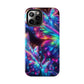 "Butterfly Prism Eruption" NEON Butterflies Tough Phone Case