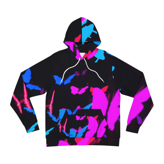 "Butterfly Fluorescence" - Butterflies AOP Hoodie