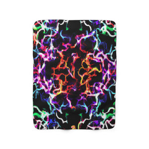 Hans van der Meer - Trippy Infinity Patterns Sherpa Blanket