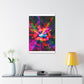 Psychedelic Vortex Spectrums. Trippy Infinity Patterns Art Canvas