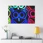 Neon Night Owls. NEON Owls Art Canvas